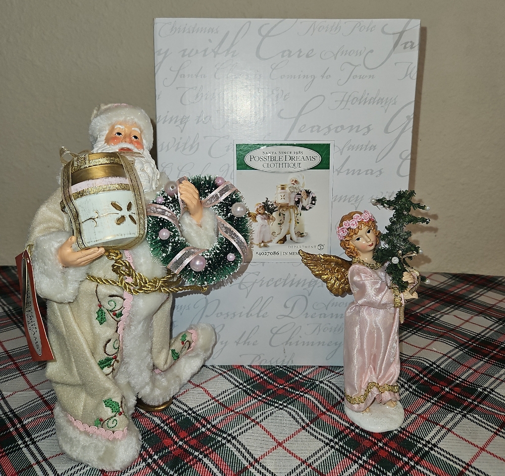 Possible Dreams Clothtique "In Memory" Holiday Figurine Decor